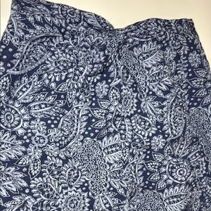 Madewell skirt size 2 Navy White Patterned Skirt